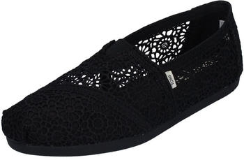 TOMS Shoes Alpargata Crochet (10017938) black/black