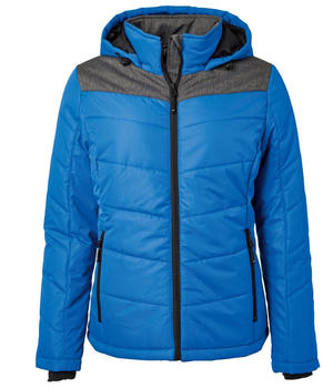 James & Nicholson Damen Winterjacke (N1133) royal / anthrazit melange