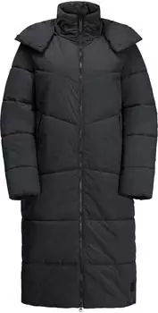 Jack Wolfskin Karolinger Long Coat W black