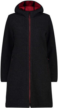 CMP Parka (32M1616) carbone melange/red wine