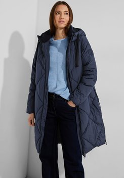 Cecil Tos Diamond Quilted Coat (B100872) deep blue