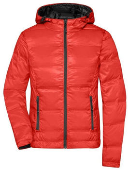 James & Nicholson Daunenjacke (JN1151) flame red/black