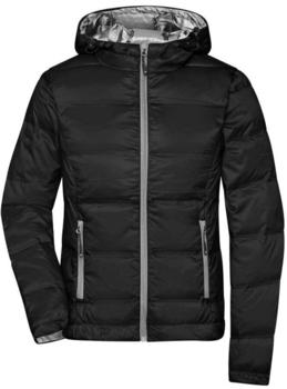 James & Nicholson Daunenjacke (JN1151) black/silver
