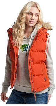Superdry Vintage Everest Faux Fur Vest (W5011395A-5BR) orange