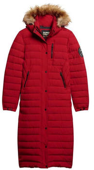 Superdry Fuji Longline Puffer Jacket (W5011565A-RXG) red