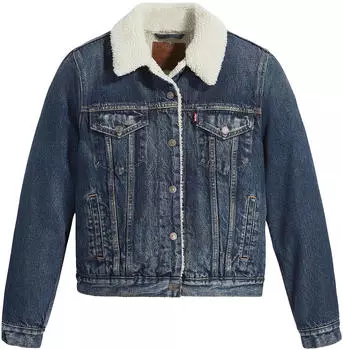 Levi's Women Original Sherpa Trucker that new new