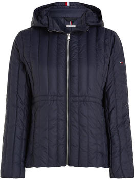 Tommy Hilfiger Quilted Hooded Padded Jacket (WW0WW40484) desert sky