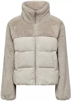 Only Wanja Faux Puffer Mix Jacket (15292945) moonbeam