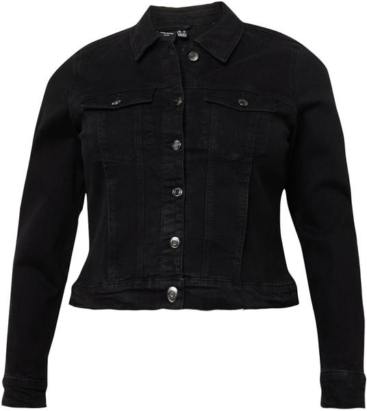 Vero Moda Curve Runa Slim Denim Jacket (10285010) black