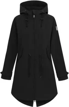 Derbe Island Friese Damen Softshell Mantel black