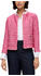 S.Oliver Verkürzte Tweed-Jacke mit ausgefranstem Saum (2142602) mehrfarbig|pink