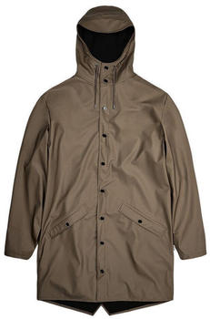 Rains Unisex Long Jacket (12020) wood