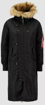 Alpha Industries Long Fishtail Wmn (198013) black/shiny gold