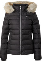 Tommy Jeans Daunenjacke Basic DW0DW18312 Schwarz Slim Fit Damen