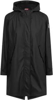 Derbe Traveby Friese Plain Regenjacke Damen schwarz