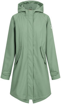 Derbe Traveby Friese Plain Regenjacke Damen hedge green