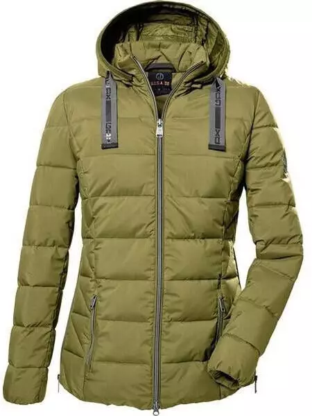 DX Damen Steppjacke mit abknöpfbarer Kapuze GW WMN QLTD