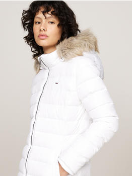 Tommy Hilfiger Hooded Down Coat (DW0DW18864) white – Durchdachte Details für den Alltag