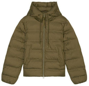 Marc O'Polo Kapuzen-Pufferjacke Regular mit wasserabweisender Oberfläche (5000000275) Dark Earth