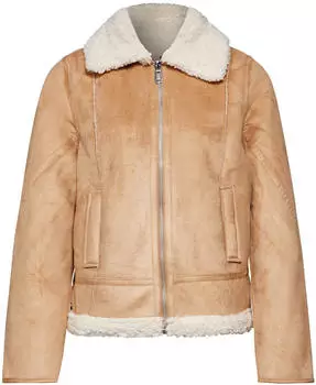 Street One Kurze Jacke mit Teddy-Fell (A201959) rich sand