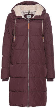 Camel Active Langer Puffermantel mit gef&uuml;tterter Kapuze (310860-4R26) plum