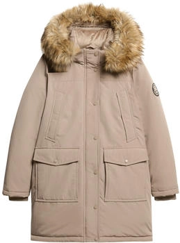 Superdry Everest Faux Fur Parka Jacket (W5011786A) deep beige