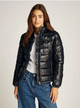 Tommy Hilfiger Pufferjacke Essential Tape Hochglanz schwarz Tommy Hilfiger Pufferjacke Essential Tape Hochglanz schwarz