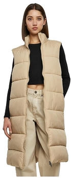 Urban Classics TB6066 Ladies Long Puffer Weste wetsand