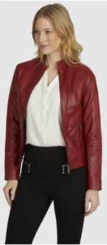 Bugatti Lederjacke BULady-114 aus weichem Leder rot