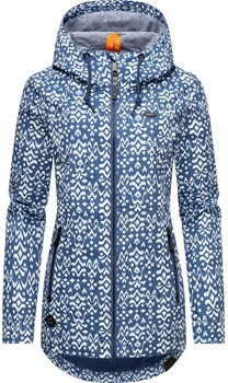 Ragwear Übergangsjacke 'Zuzka' blau weiß