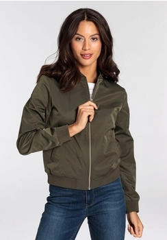 AJC Blouson modischer Look Rippkragen Eingrifftaschen grün AJC Blouson modischer Look Rippkragen Eingrifftaschen grün