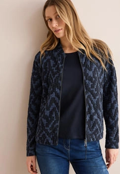 Cecil Bomberjacke blau universal blau Jersey 72% Polyester 25% Viskose 3% Elasthan Cecil Bomberjacke blau universal blau Jersey 72% Polyester 25% Viskose 3% Elasthan