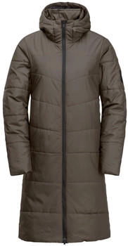 Jack Wolfskin Steppmantel 'Deutzer' kalt kaffee