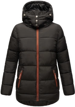 Navahoo Damen Winterjacke 'Wattew&ouml;lkchen' braun schwarz wei&szlig;