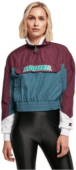 Starter Colorblock Jacke ST171-dunkelviolett teal