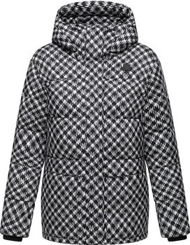 Ragwear Steppjacke Wikesh Print schwarz