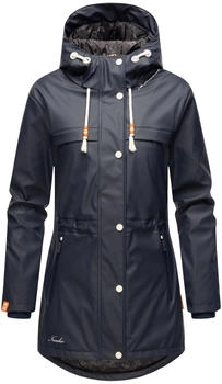 Navahoo Regenmantel Rainy Forest navy