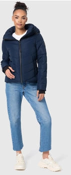 Marikoo Damen Steppjacke B986 blau schwarz Marikoo Damen Steppjacke B986 blau schwarz