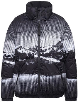 Ulla Popken Winterjacke schwarz weiß