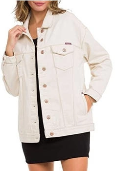 Cipo & Baxx Jeansjacke auffälligen Elementen WJ211 beige