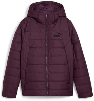 Puma Sportjacke 'ESS' pflaume schwarz