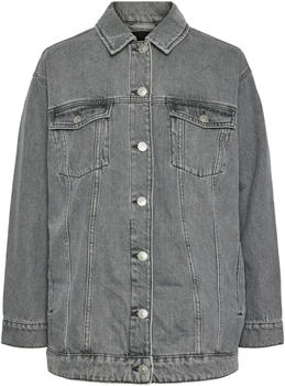 Pieces Pctika Ls Oversize Dnm Jacket Noos (17133486) grey