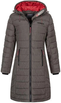 Geographical Norway Stepp Mantel Kapuze Lange Steppjacke
