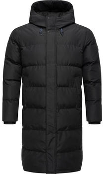 Ragwear Wintermantel 'Nordwey' schwarz