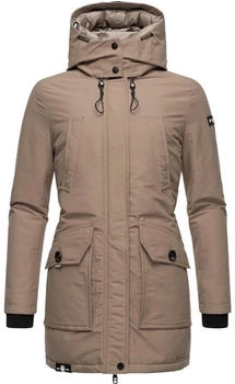 Navahoo Winterjacke Blizzardstorm taupe-grau