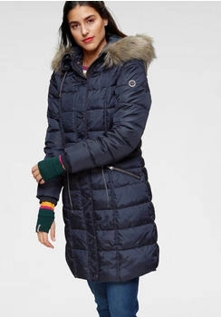 KangaROOS Steppjacke figurbetonter Schnitt blau