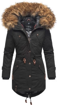 Marikoo La Viva Princess Damen Winterjacke Parka schwarz
