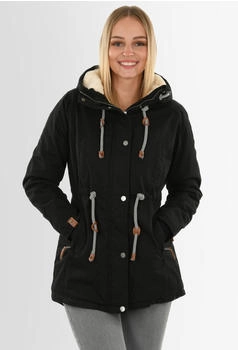 Navahoo Winterjacke 'Ireliaa' schwarz