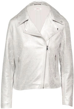 S.Oliver Bikerjacke Reverskragen 0010 weiß
