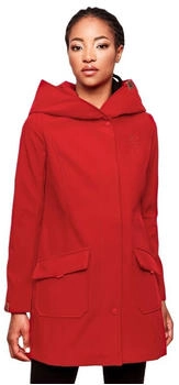 Marikoo Softshelljacke Mayleen großer Kapuze dark red